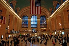 06 New York City Grand Central Terminal Main Concourse View To West Balcony